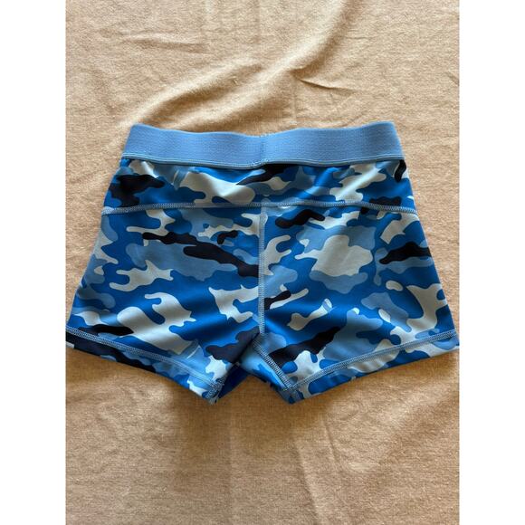 Adidas Techfit Medium Compression Short Blue Camo Women's S - Picture 5 of 5